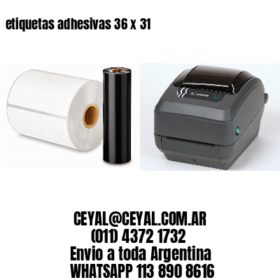 etiquetas adhesivas 36 x 31