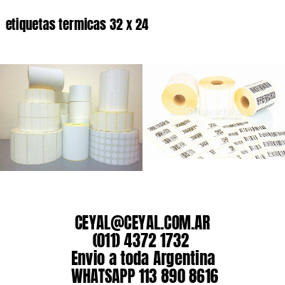 etiquetas termicas 32 x 24
