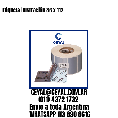 Etiqueta ilustración 86 x 112