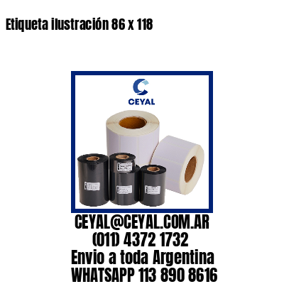 Etiqueta ilustración 86 x 118