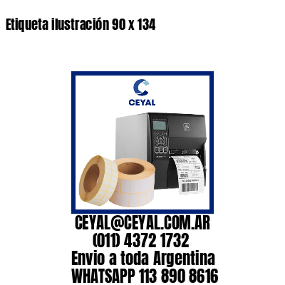 Etiqueta ilustración 90 x 134