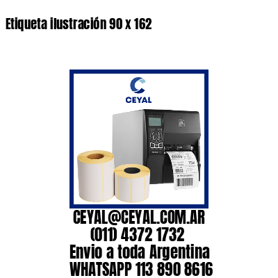 Etiqueta ilustración 90 x 162