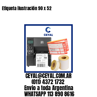 Etiqueta ilustración 90 x 52
