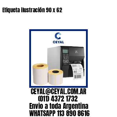 Etiqueta ilustración 90 x 62