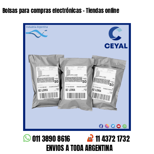 Bolsas para compras electrónicas – Tiendas online