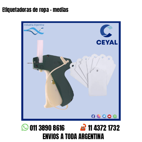 Etiquetadoras de ropa – medias