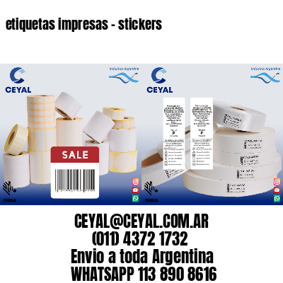 etiquetas impresas – stickers