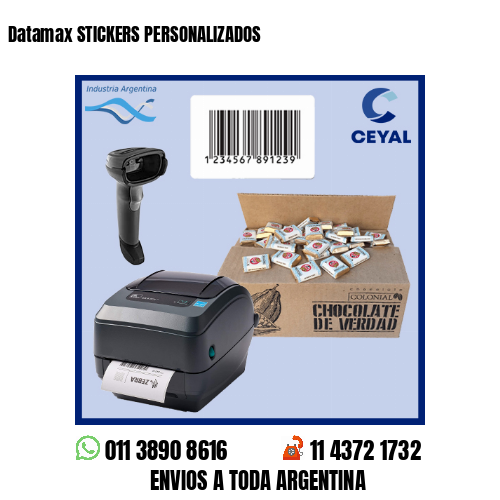Datamax STICKERS PERSONALIZADOS