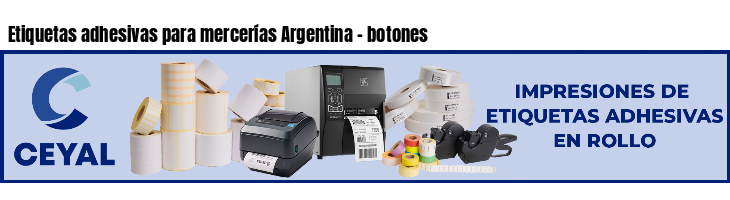 Etiquetas adhesivas para mercerías Argentina - botones