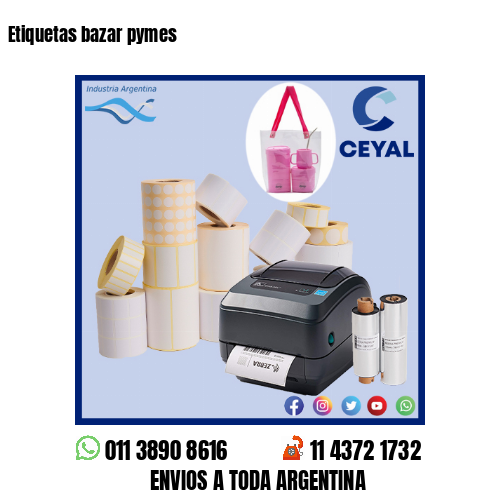 Etiquetas bazar pymes
