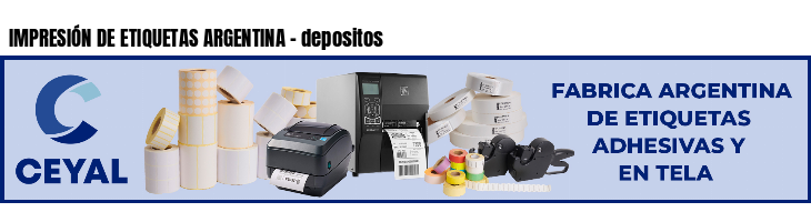 IMPRESIÓN DE ETIQUETAS ARGENTINA - depositos
