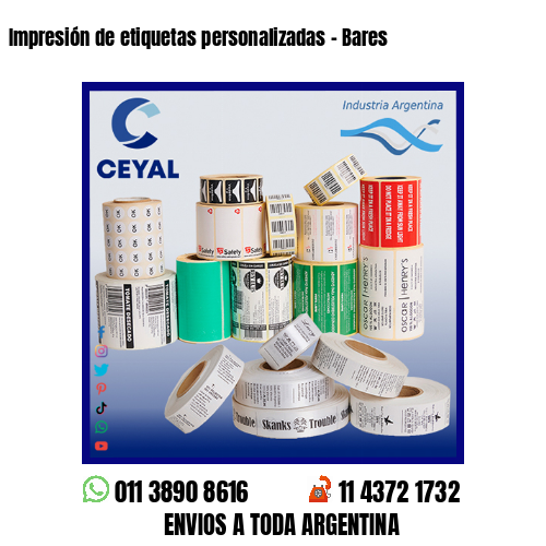 Impresión de etiquetas personalizadas – Bares