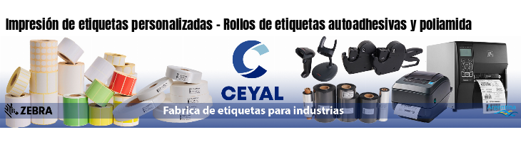 Impresión de etiquetas personalizadas - Rollos de etiquetas autoadhesivas y poliamida