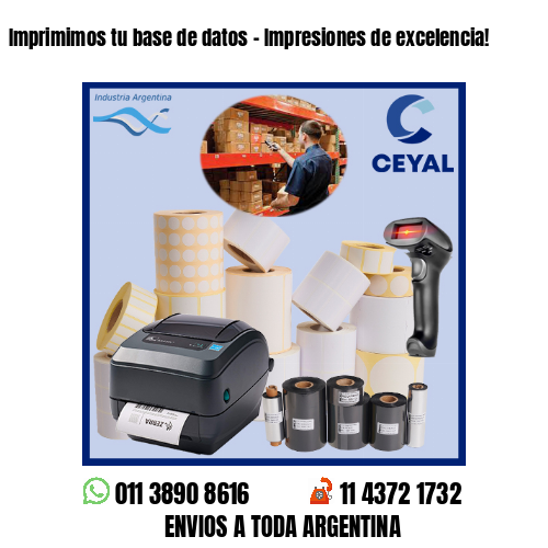 Imprimimos tu base de datos – Impresiones de excelencia!