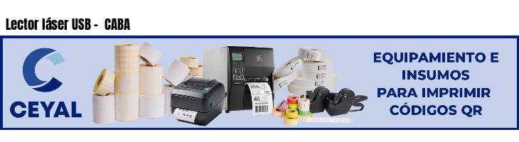 Lector láser USB -  CABA