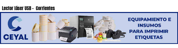 Lector láser USB -  Corrientes