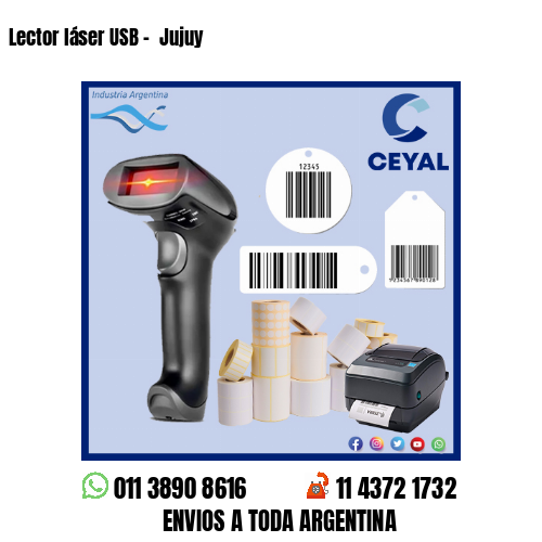 Lector láser USB –  Jujuy