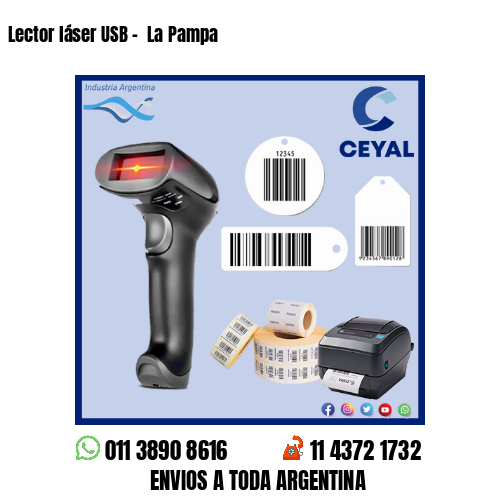 Lector láser USB –  La Pampa