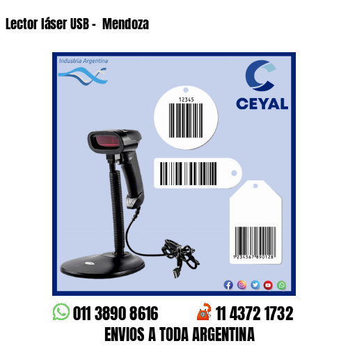Lector láser USB –  Mendoza