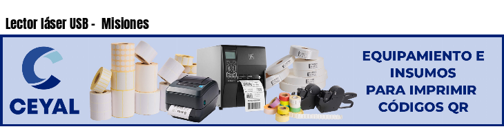 Lector láser USB -  Misiones