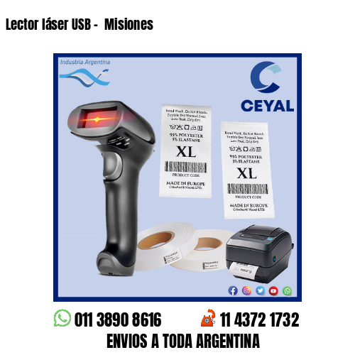 Lector láser USB –  Misiones