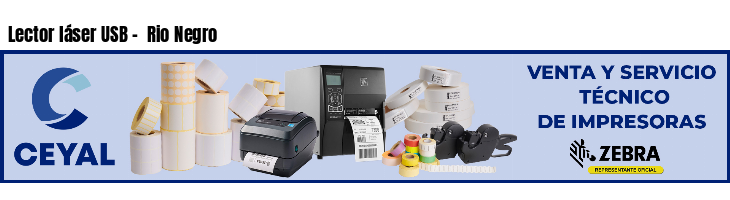 Lector láser USB - Rio Negro