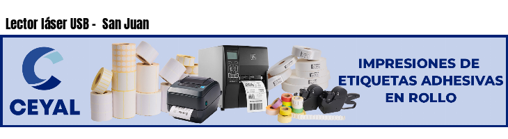Lector láser USB -  San Juan