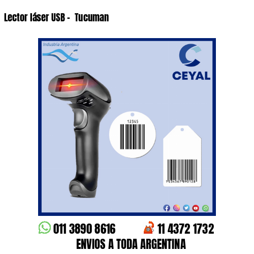 Lector láser USB –  Tucuman