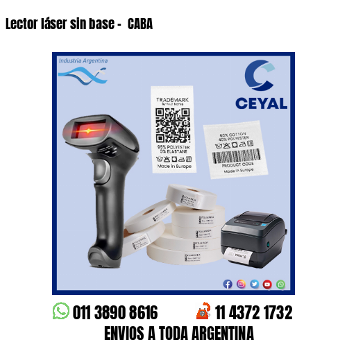 Lector láser sin base –  CABA