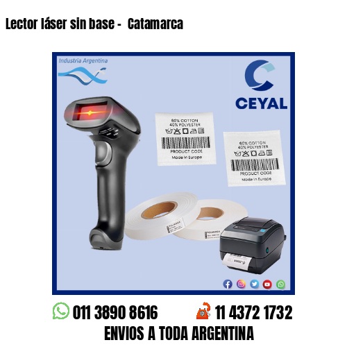 Lector láser sin base –  Catamarca