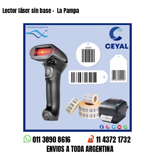 Lector láser sin base –  La Pampa