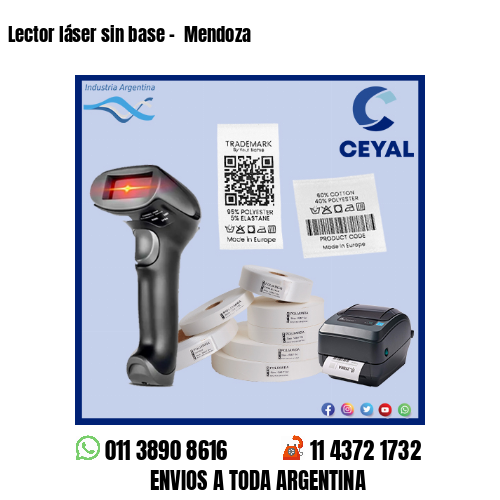 Lector láser sin base –  Mendoza