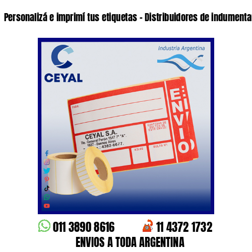 Personalizá e imprimí tus etiquetas – Distribuidores de indumentaria
