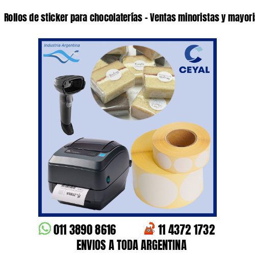 Rollos de sticker para chocolaterías – Ventas minoristas y mayoristas