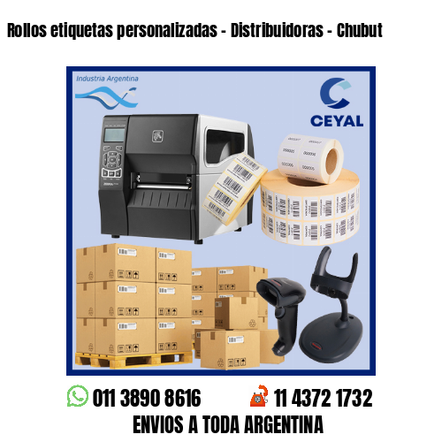 Rollos etiquetas personalizadas – Distribuidoras – Chubut