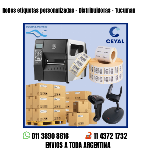 Rollos etiquetas personalizadas – Distribuidoras – Tucuman