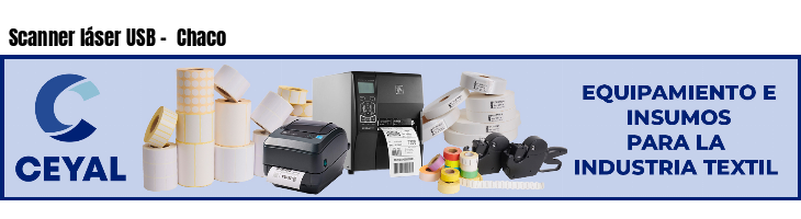 Scanner láser USB -  Chaco
