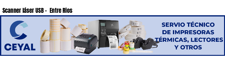 Scanner láser USB -  Entre Rios