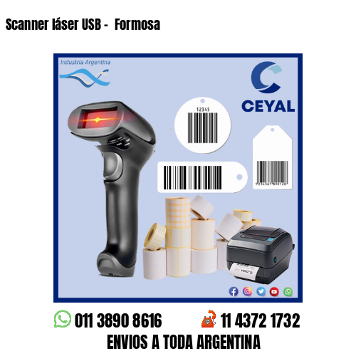 Scanner láser USB –  Formosa