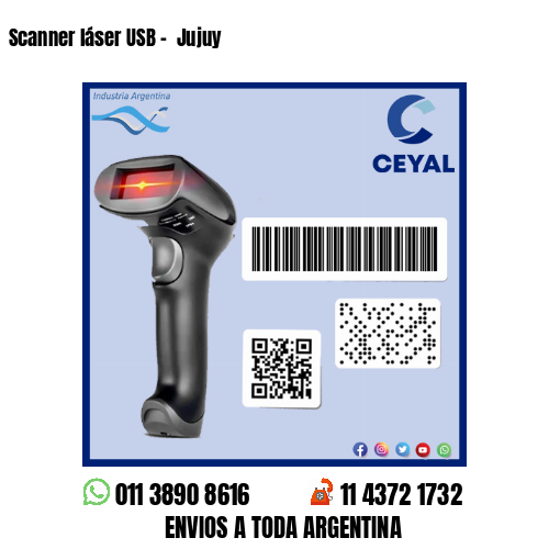 Scanner láser USB –  Jujuy