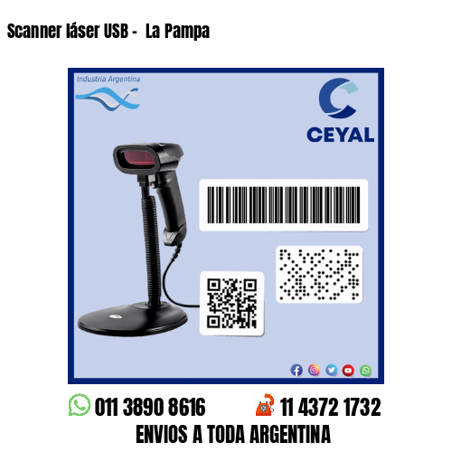 Scanner láser USB –  La Pampa