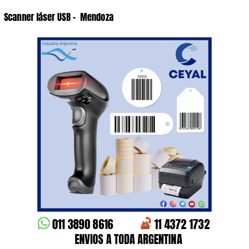 Scanner láser USB –  Mendoza