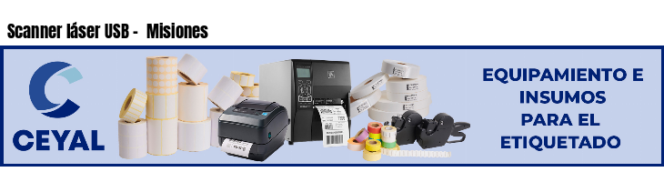 Scanner láser USB -  Misiones
