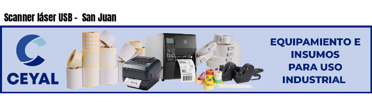 Scanner láser USB - San Juan