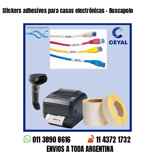 Stickers adhesivos para casas electrónicas – Buscapolo