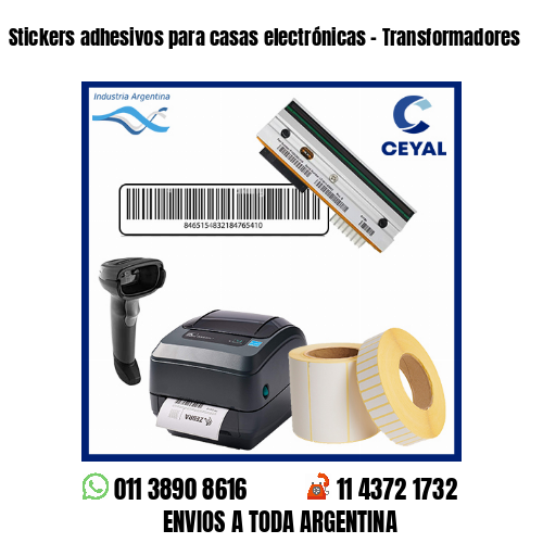 Stickers adhesivos para casas electrónicas – Transformadores