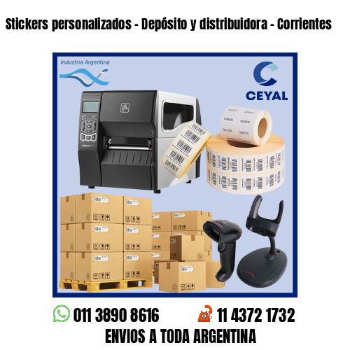 Stickers personalizados – Depósito y distribuidora – Corrientes