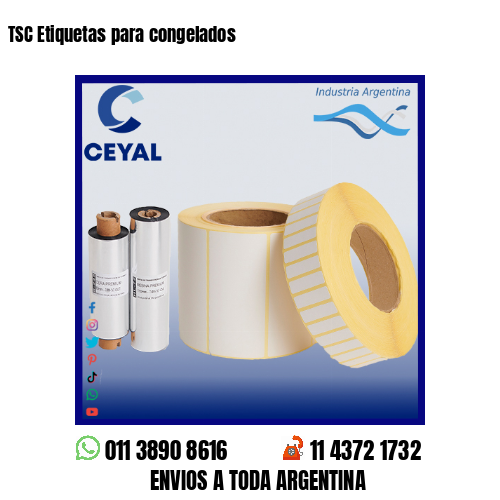 TSC Etiquetas para congelados
