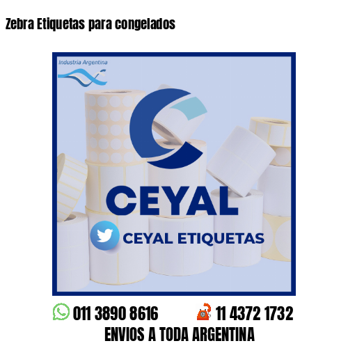 Zebra Etiquetas para congelados