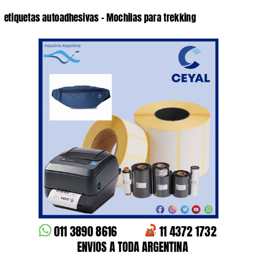 etiquetas autoadhesivas – Mochilas para trekking